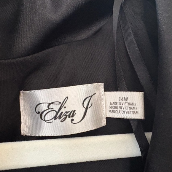 Worn Once! Eliza J Tuxedo Wrap Dress - Picture 9 of 15